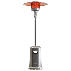 EAST OAK Anti-rust 50,000 BTU Patio Heater for Outdoor Use With Double-Layer Stainless Steel Burner, Table Design and Wheels, Propane Patio Heater for Home and Commercial,...