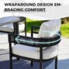 Grand Patio Outdoor Dining Chairs Set Review Modern Durable Metal Wicker Design
