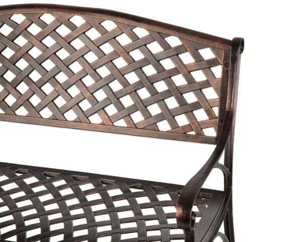 Patio Sense 61491 Patio Bench Review Lightweight Cast Aluminum Garden Seating