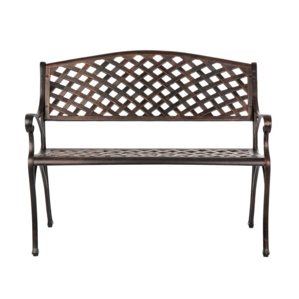 Patio Sense 61491 Patio Bench Review Lightweight Cast Aluminum Garden Seating