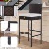 PayLessHere Outdoor Bar Stools Review Durable Wicker Patio Chairs with Cushions