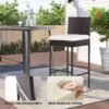 PayLessHere Outdoor Bar Stools Review Durable Wicker Patio Chairs with Cushions
