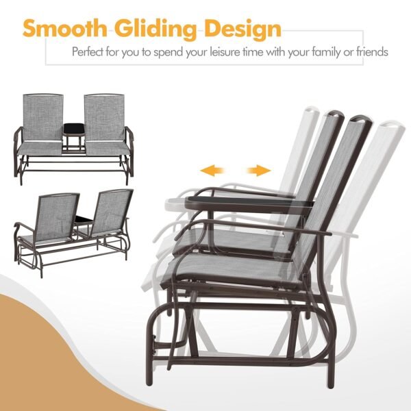 Yaheetech 2-Seat Outdoor Glider Review Best Patio Swing Bench for Relaxation